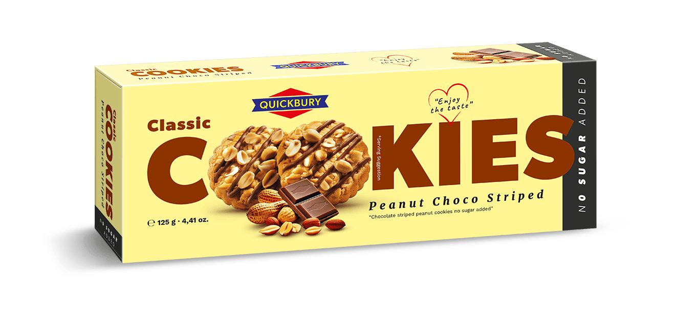 Quickbury Peanut & Choco Striped